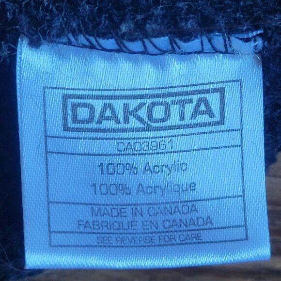 Dakota Black Basic Double Layer Knitted Beanie - Picture 3 of 4